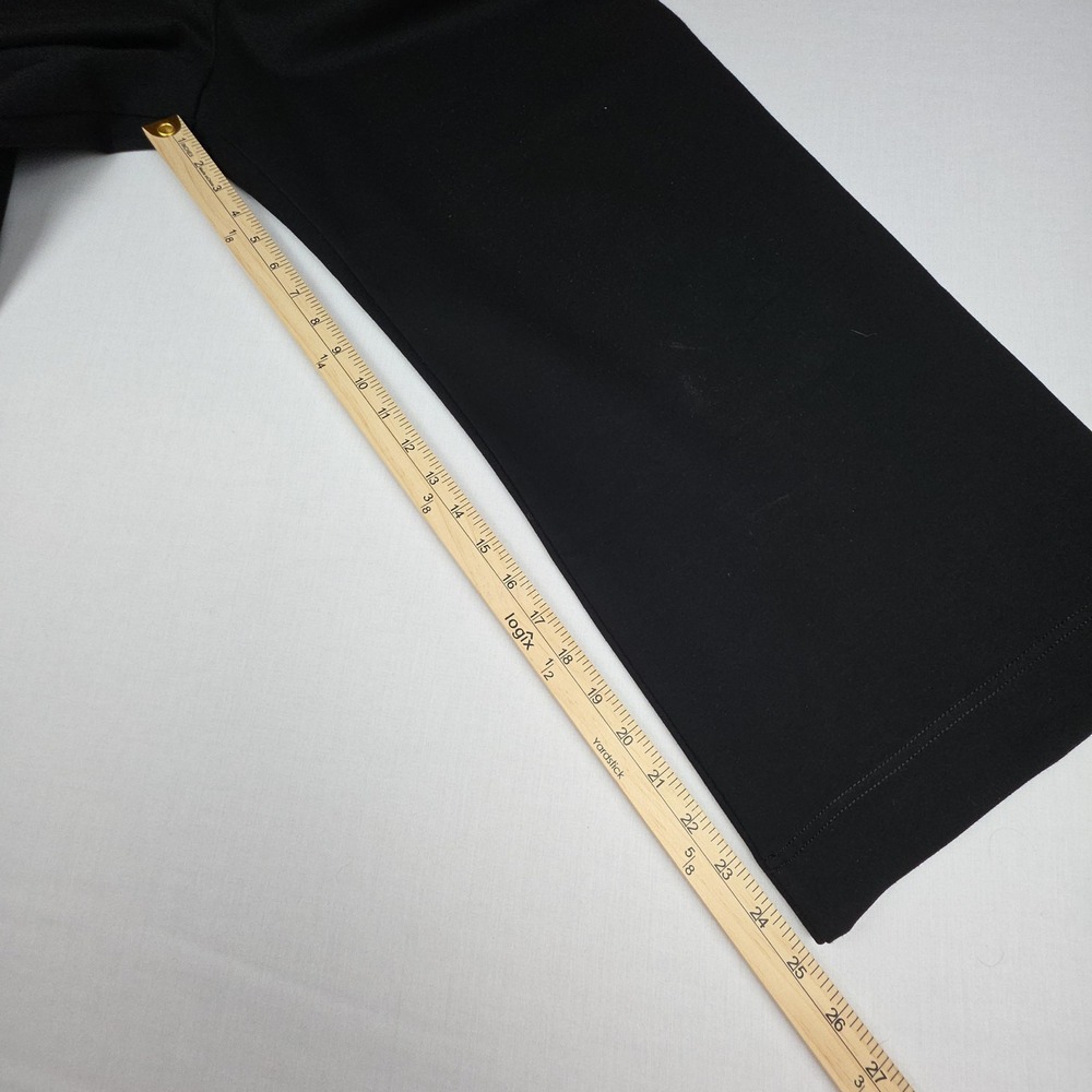 Maeve Anthropologie The Colette Bow Front Pants Womens 30 Black High Rise - Picture 8 of 11